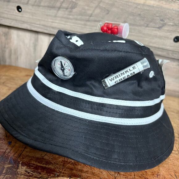 Over the Hill 40's 50's Old Timers Old Age Survival Kit Bucket Hat Preworn - Picture 7 of 10